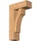 Ekena Millwork Westlake Block Smooth Bracket w/ Offset Brace, Western Red Cedar, 7 1/2"W x 20"D x 32"H BKT0806X20X32WTL05SWR - alternate 1